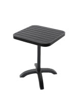 Kafébord Nairobi 60x60 cm i aluminium/nonwood